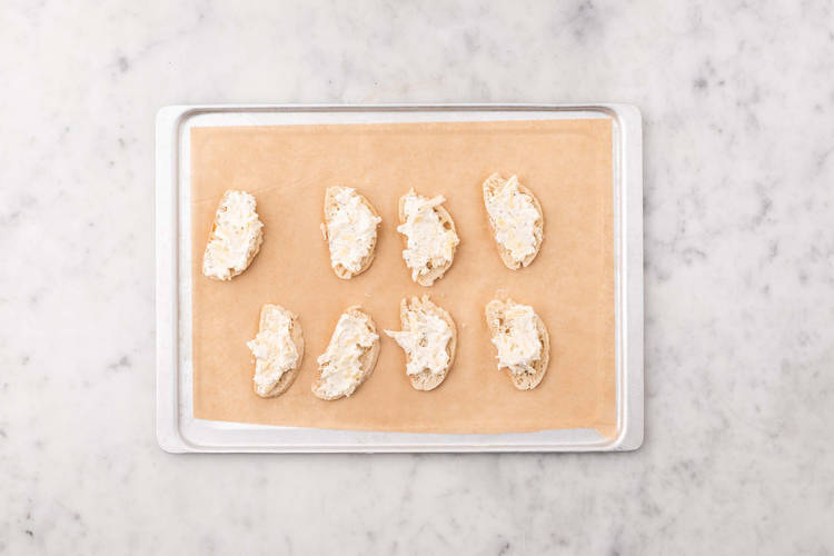 Préparer les crostini