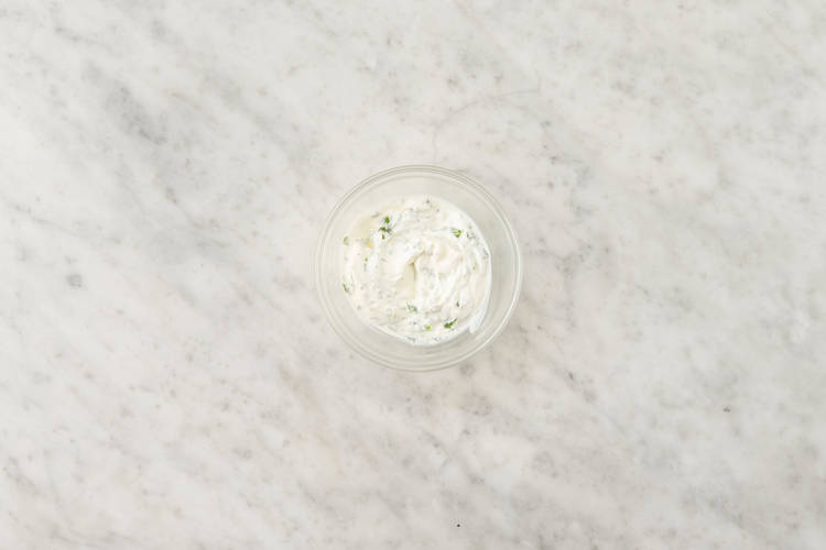 Bland yoghurtsaus