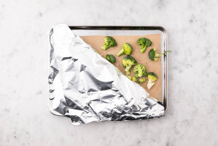 Prep and cook broccoli