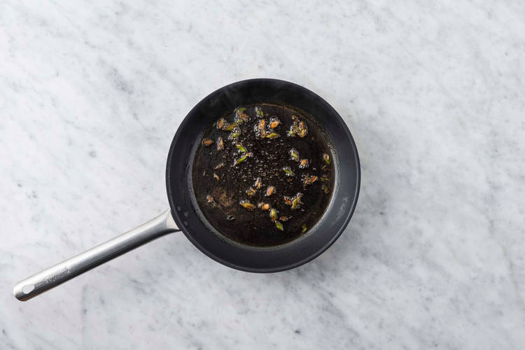 Make honey-soy drizzle