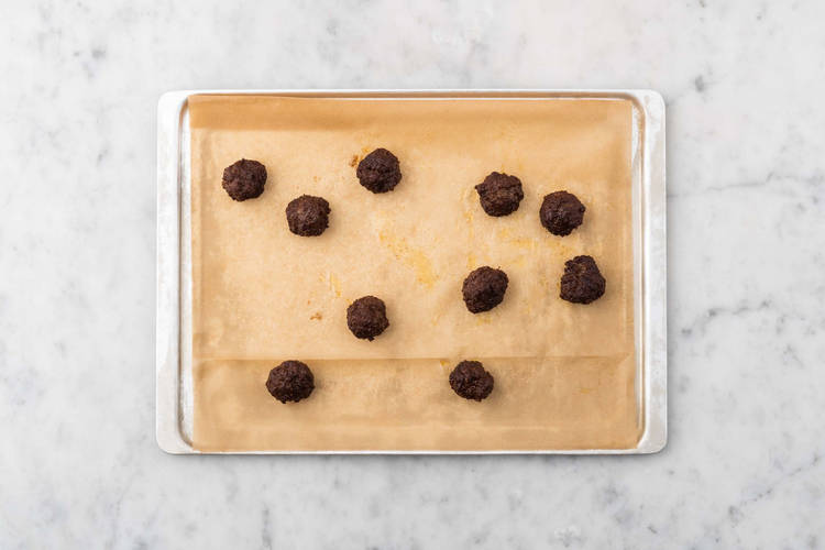 Form and roast meatballs