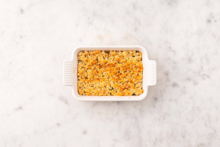 Enfourner le crumble