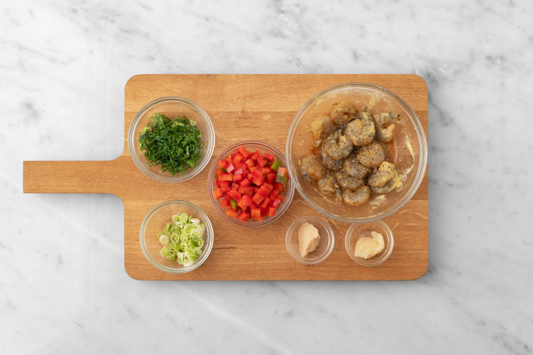 Prepara los ingredientes