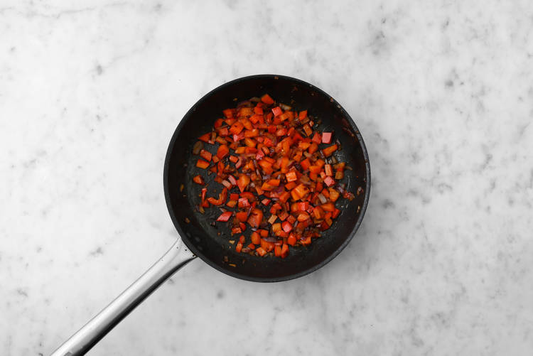 Saltea las verduras