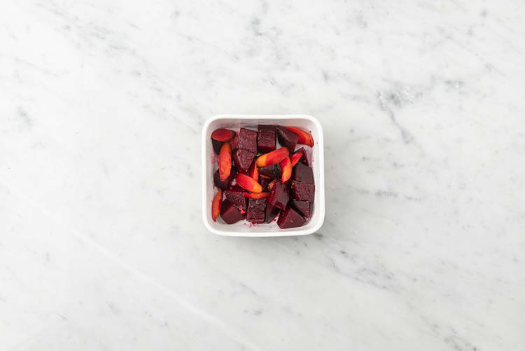 Enfourner les légumes