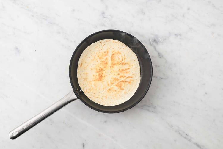 Scaldare le tortillas