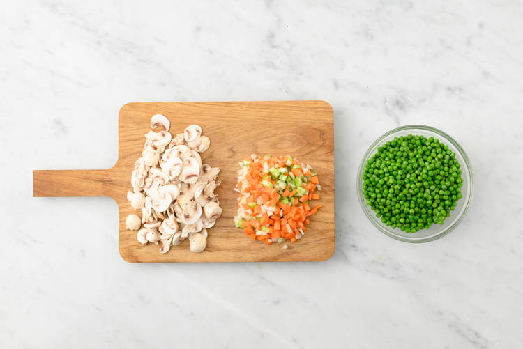 Tagliare gli ingredienti