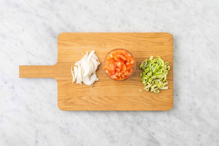 Forbered grøntsager