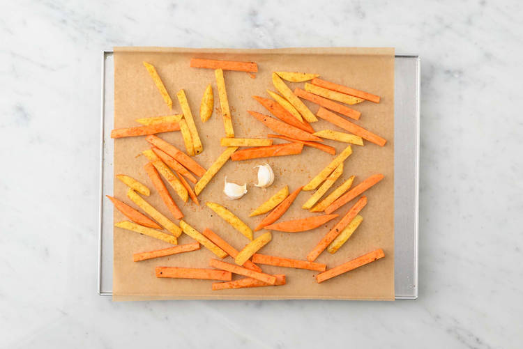 Enfourner les frites