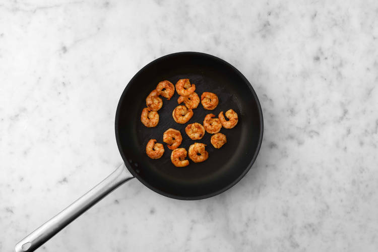Cuire les crevettes