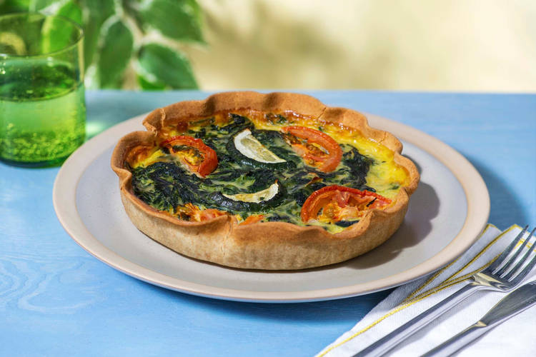 Quiche épinards et mozzarella