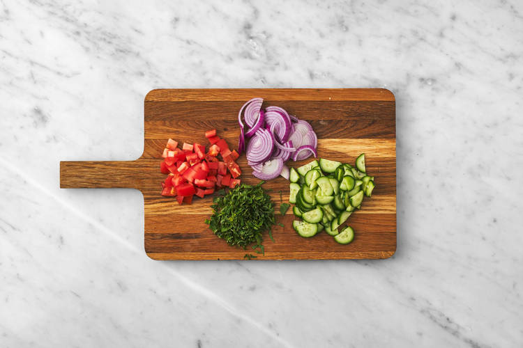 Préparer la salade