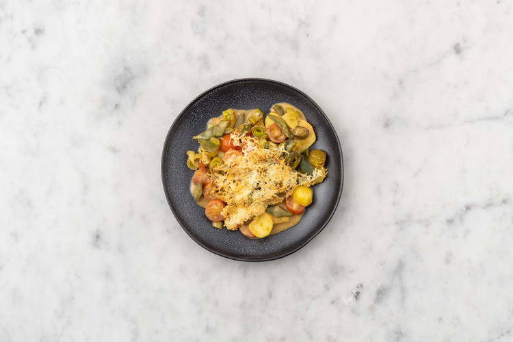 Gratineren en serveren