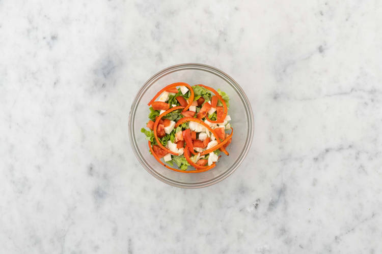 Préparer la salade