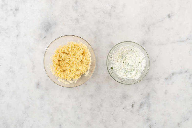 Préparer la sauce à l'ail