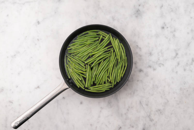Préparer les haricots verts