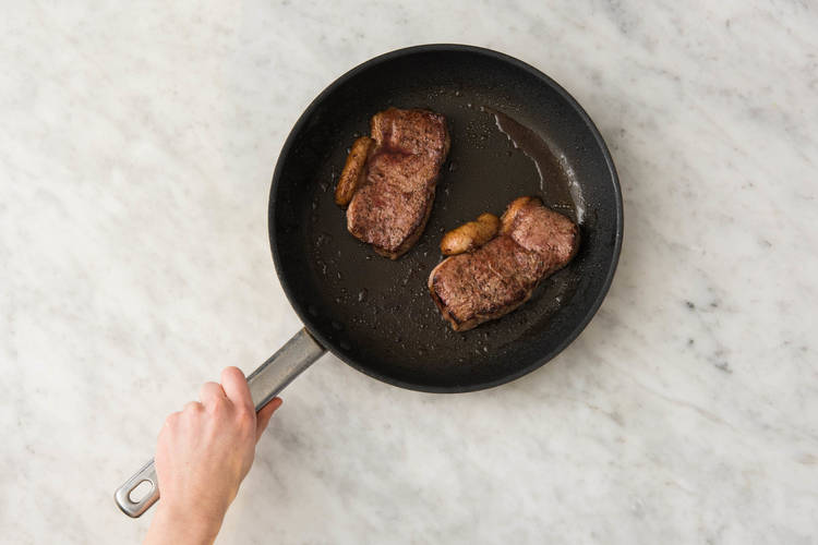 Cuire le steak