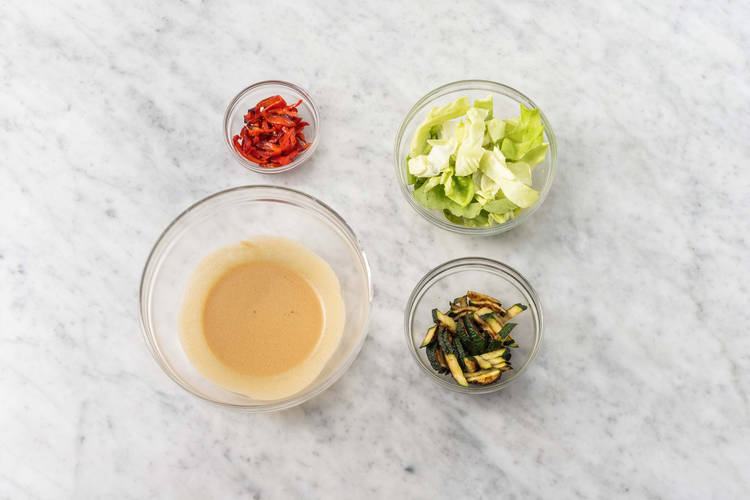 Préparer la vinaigrette