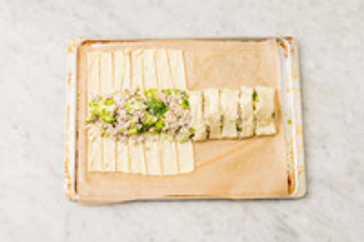 Farcir la pâte feuilletée