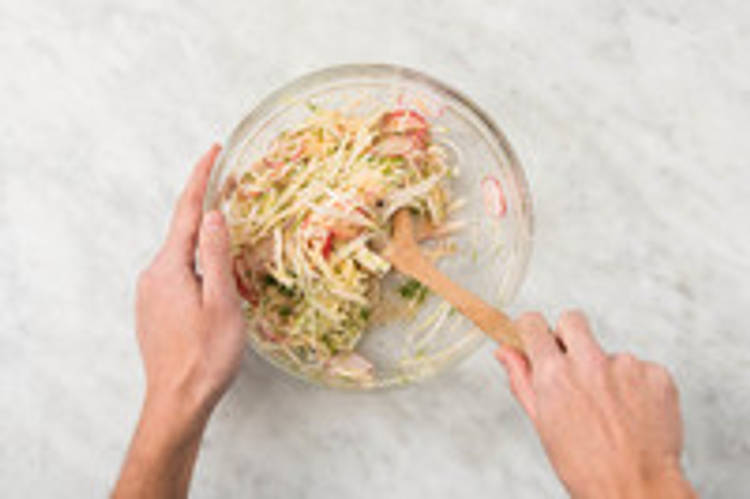 Préparer la salade