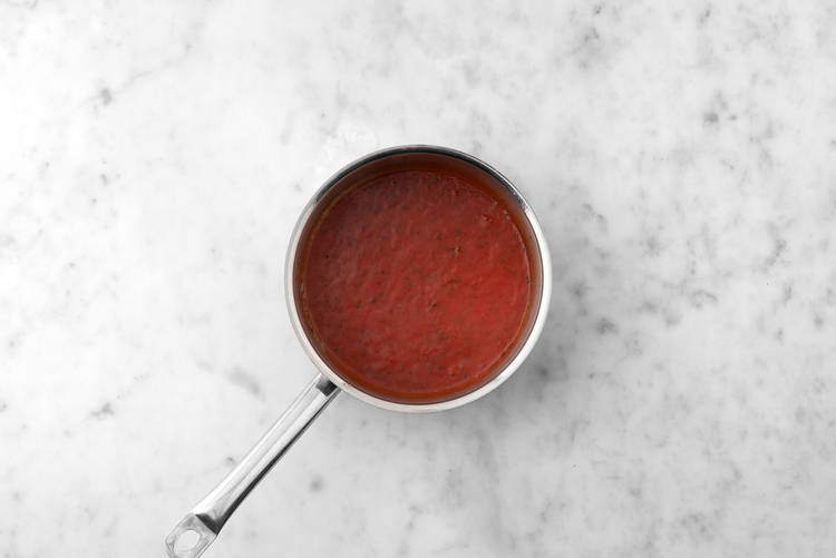 Mélanger la sauce