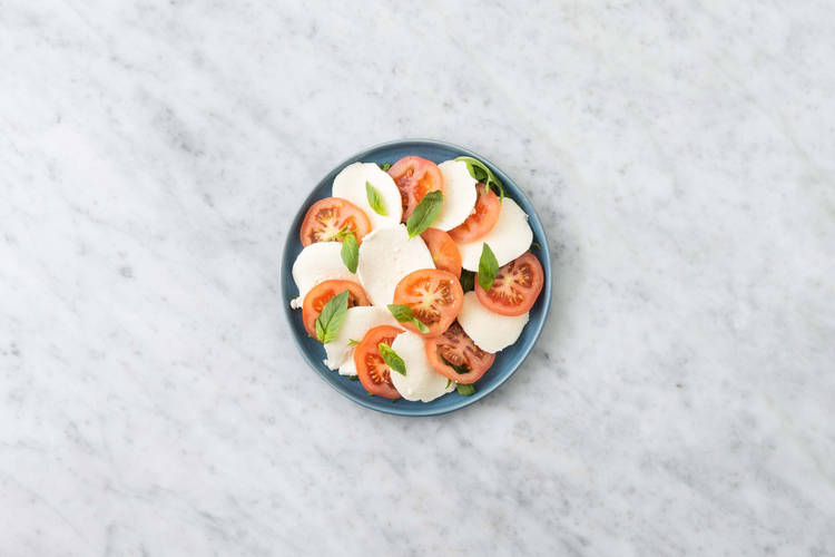 Préparer la caprese