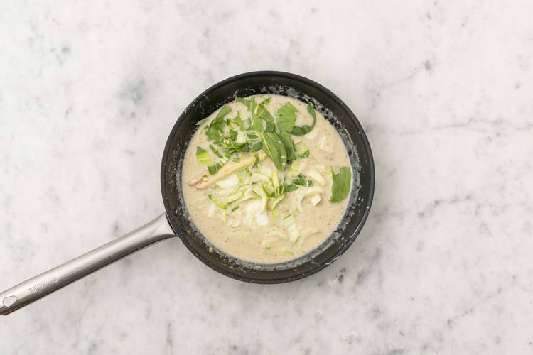 Préparer le curry