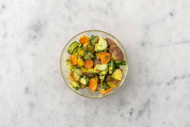 Krieltjessalade maken