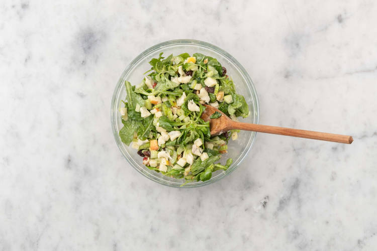 Préparer la salade
