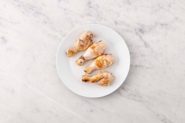 Cuire les pilons de poulet