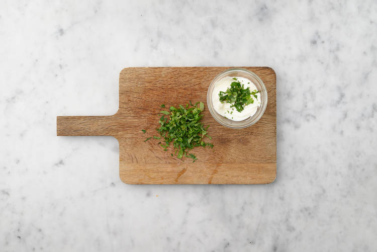 Kruidenyoghurt maken