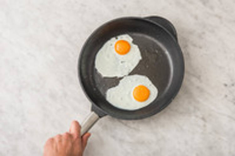 Faire cuire l’œuf au plat