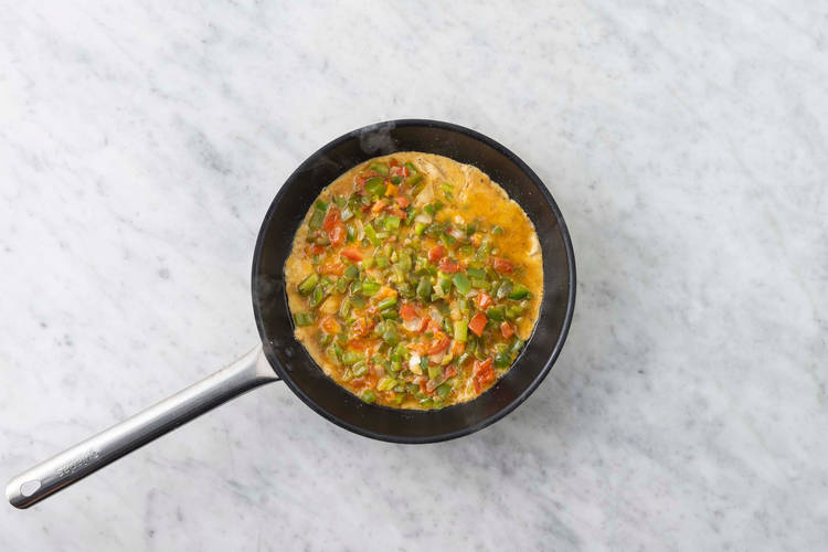 Préparer l'omelette