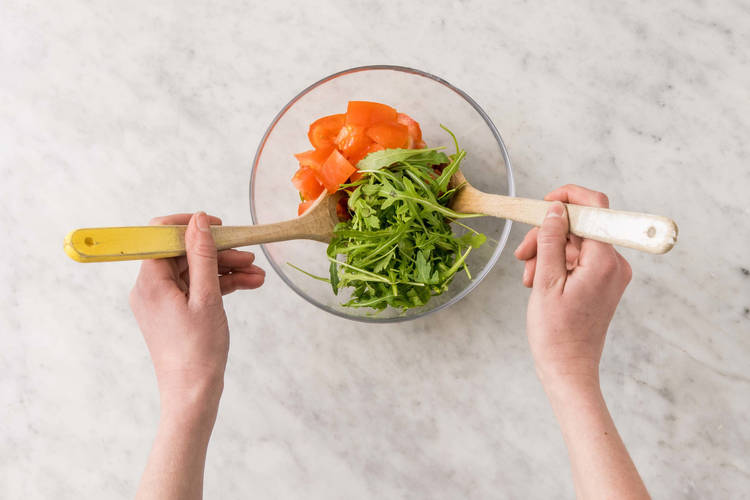 Préparer la salade