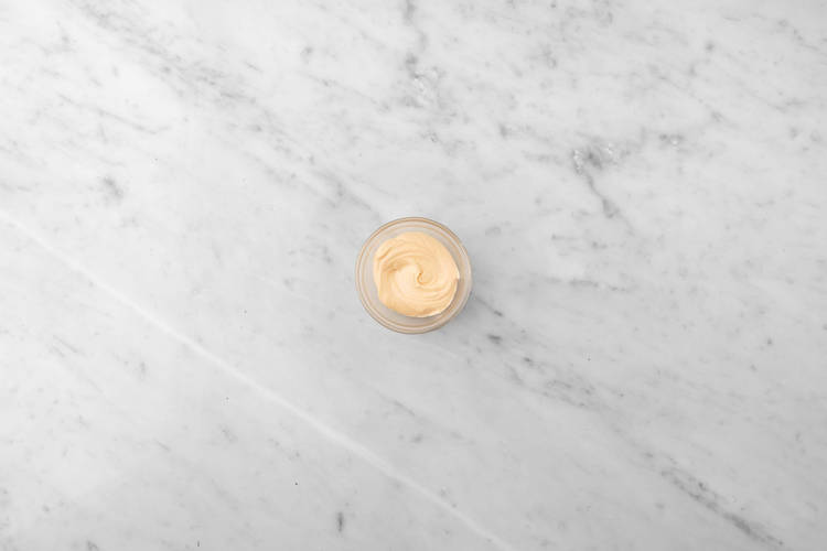 Kimchi-mayonaise maken