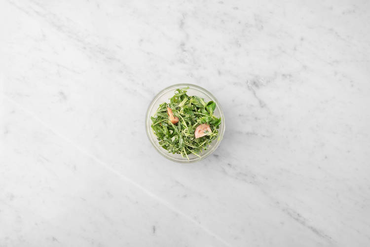 Préparer la salade