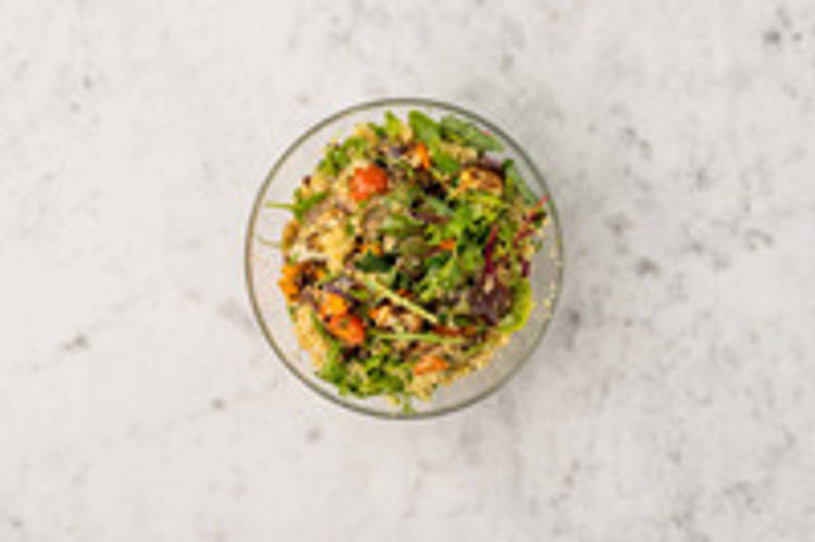 Salade afronden