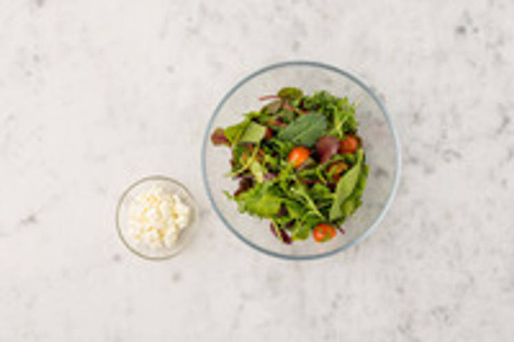 Salade voorbereiden