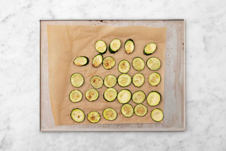 Courgette roosteren
