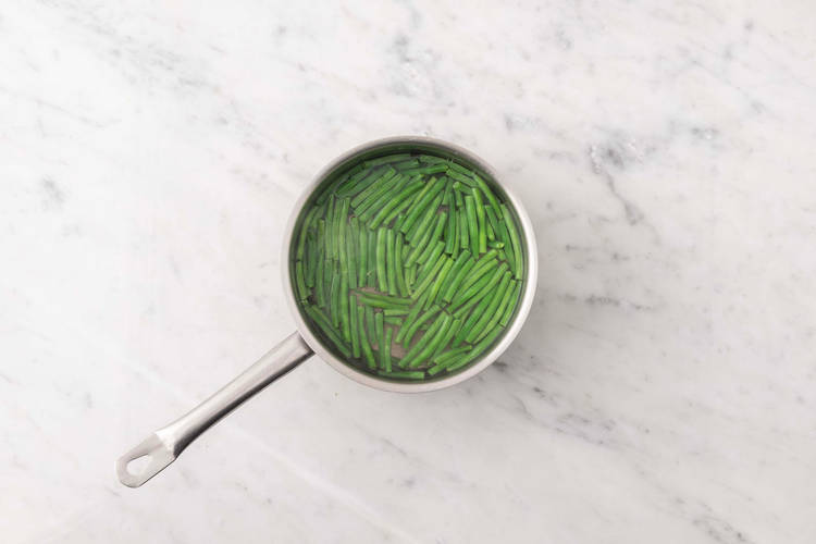 Haricots verts koken