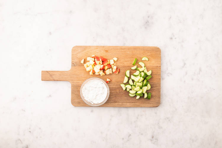 Préparer les garnitures