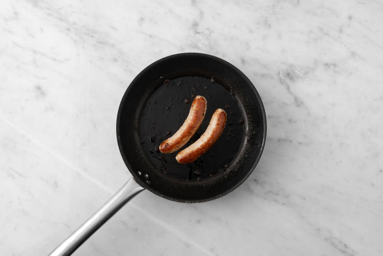 Cuire les merguez 