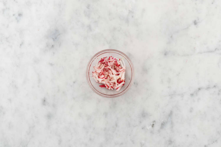 Préparer les radis à l'aigre-douce