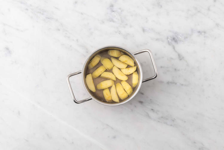 Cocina la manzana