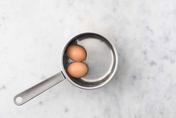 Hierve los huevos