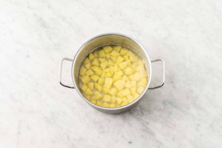 Hierve las patatas