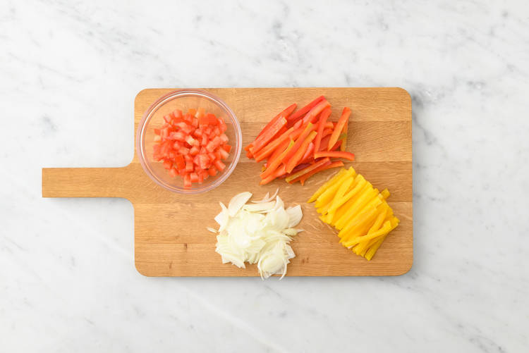 Prepara las verduras