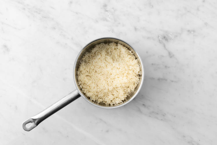 Hierve el arroz