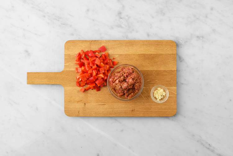 Prepara los ingredientes