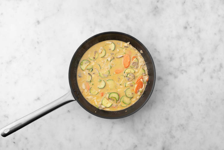 Préparer le curry